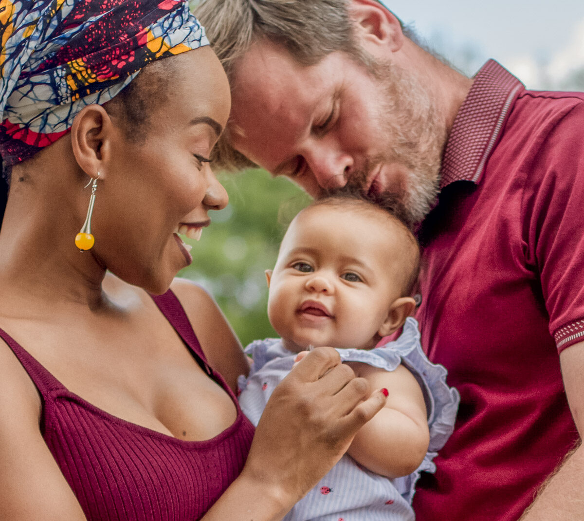 Leonilda avec sa famille