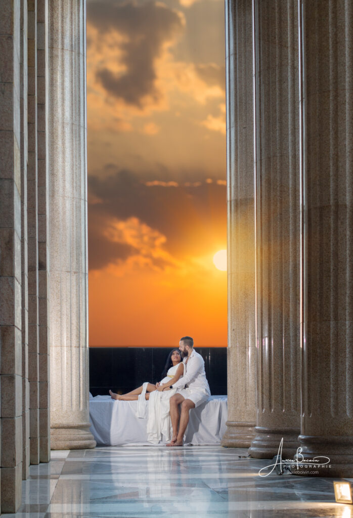 Photographe grossesse patrimoine ©Auxie Boivin