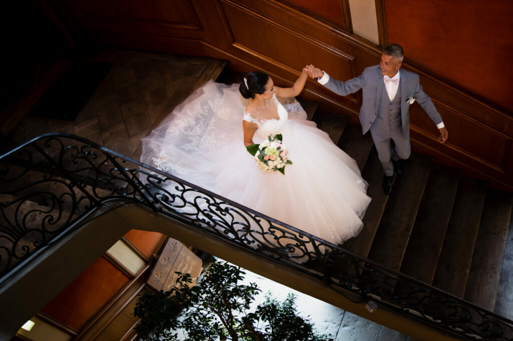 Approche discrète et documentaire mariage photographie 